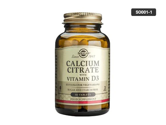 Solgar Calcium Citrate with Vitamin D3 60 Tablets in Sri Lanka